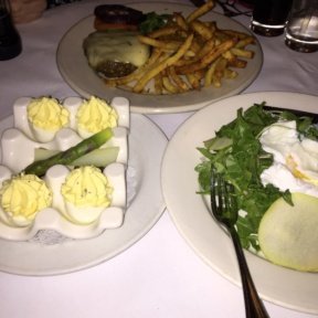 Gluten-free lunch spread from Les Halles